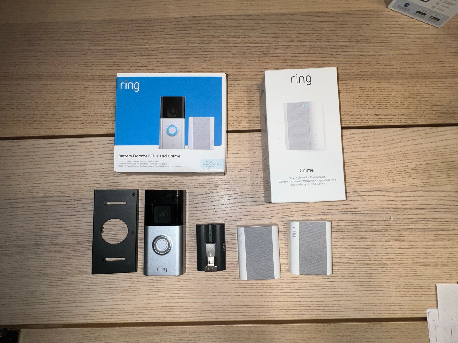 Ring Battery Doorbell Plus en Chime - Draadloos