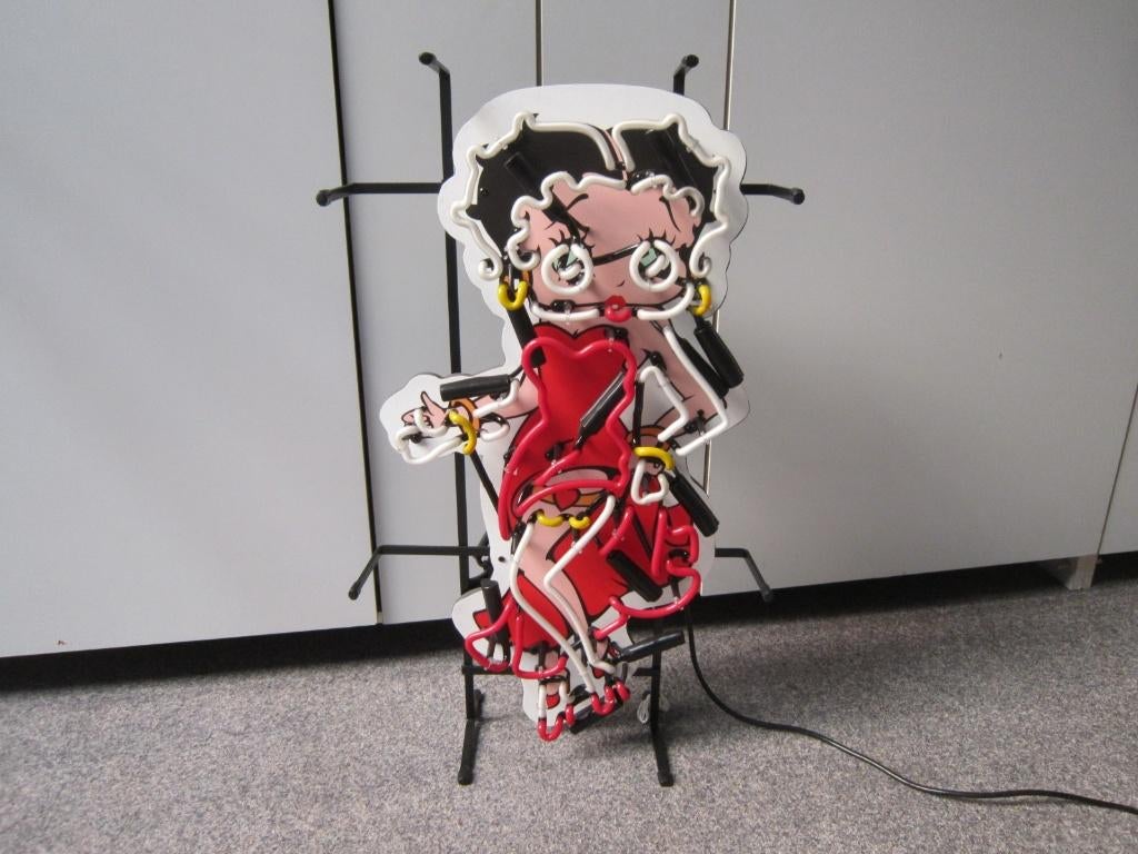 BETTY BOOP NEON LICHTRECLAME, Verzamelen, Merken en Reclamevoorwerpen, Ophalen, Gebruikt, Lichtbak of (neon) lamp