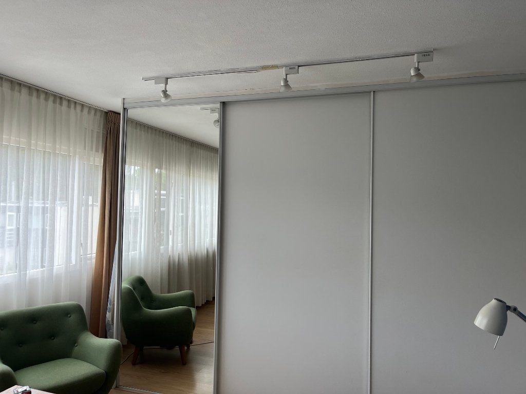 schuifdeuren kastenwand, Ophalen, Overige materialen, Gebruikt, 100 tot 150 cm
