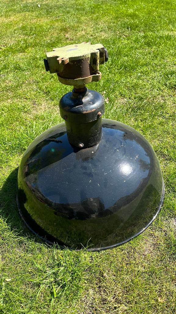 Brocante industrie lampen emaille, Ophalen