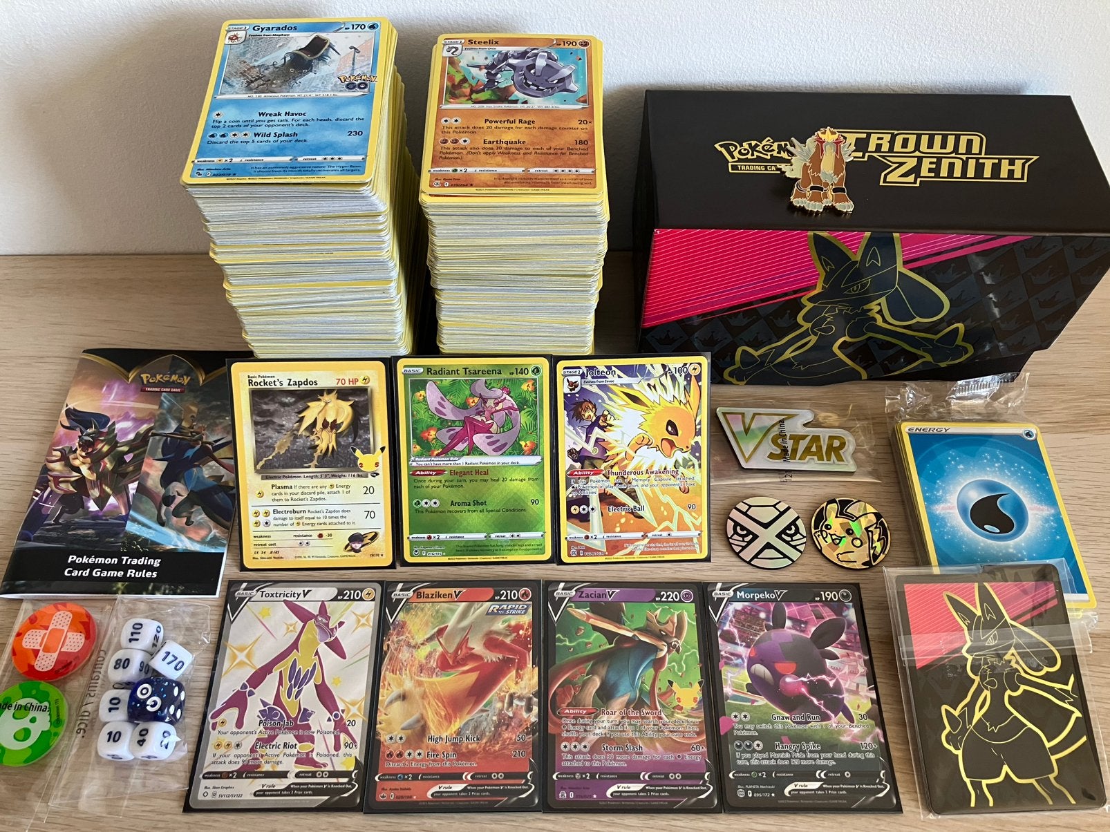 Set van 970 verschillende originele Pokemon kaarten, Ophalen of Verzenden, Zo goed als nieuw, Meerdere kaarten, Foil