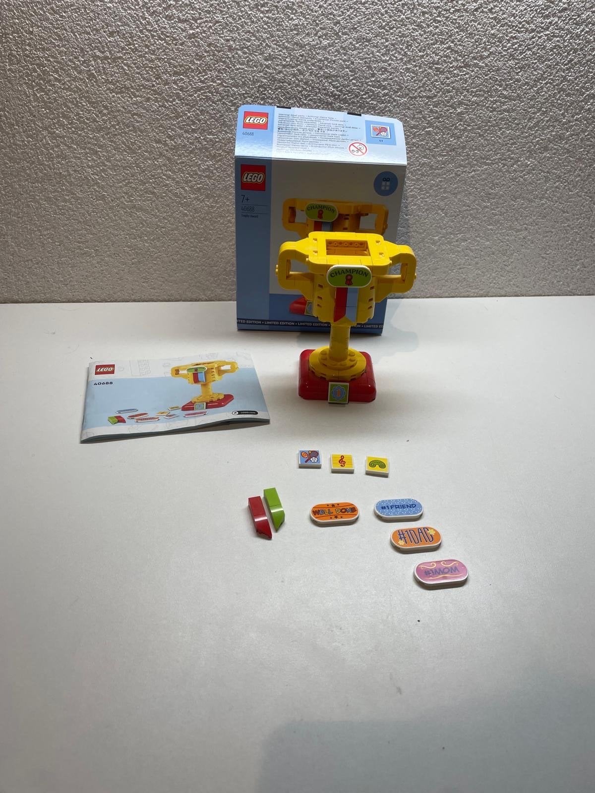 LEGO 40688 Gele Trofee - Limited Edition, Overige thema's, Lego, Ophalen of Verzenden, Zo goed als nieuw