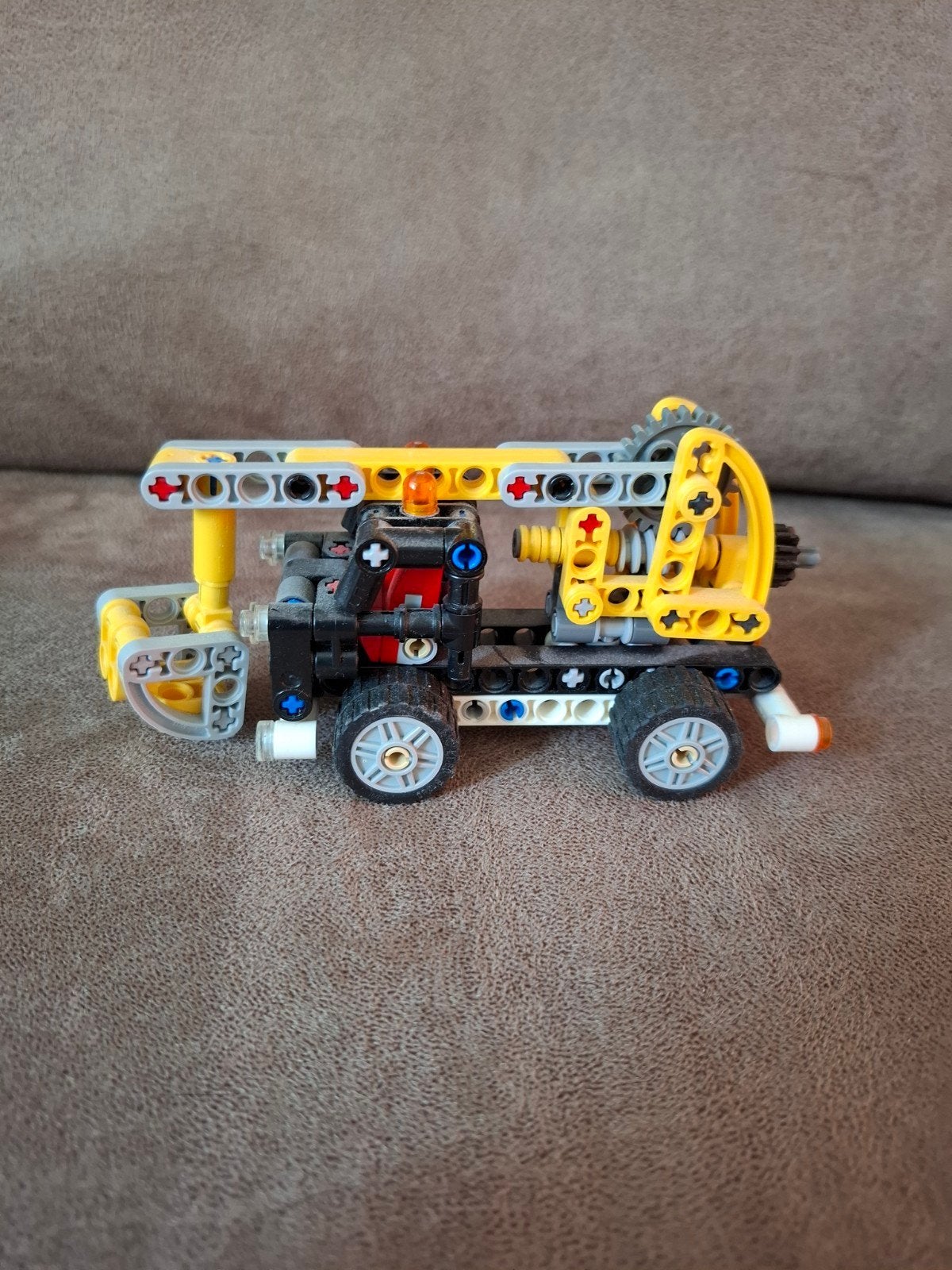 Lego hijskraantje uitschuifbaar en draaibaar met poppetje, Inclusief minifiguren, City, Lego, Ophalen of Verzenden