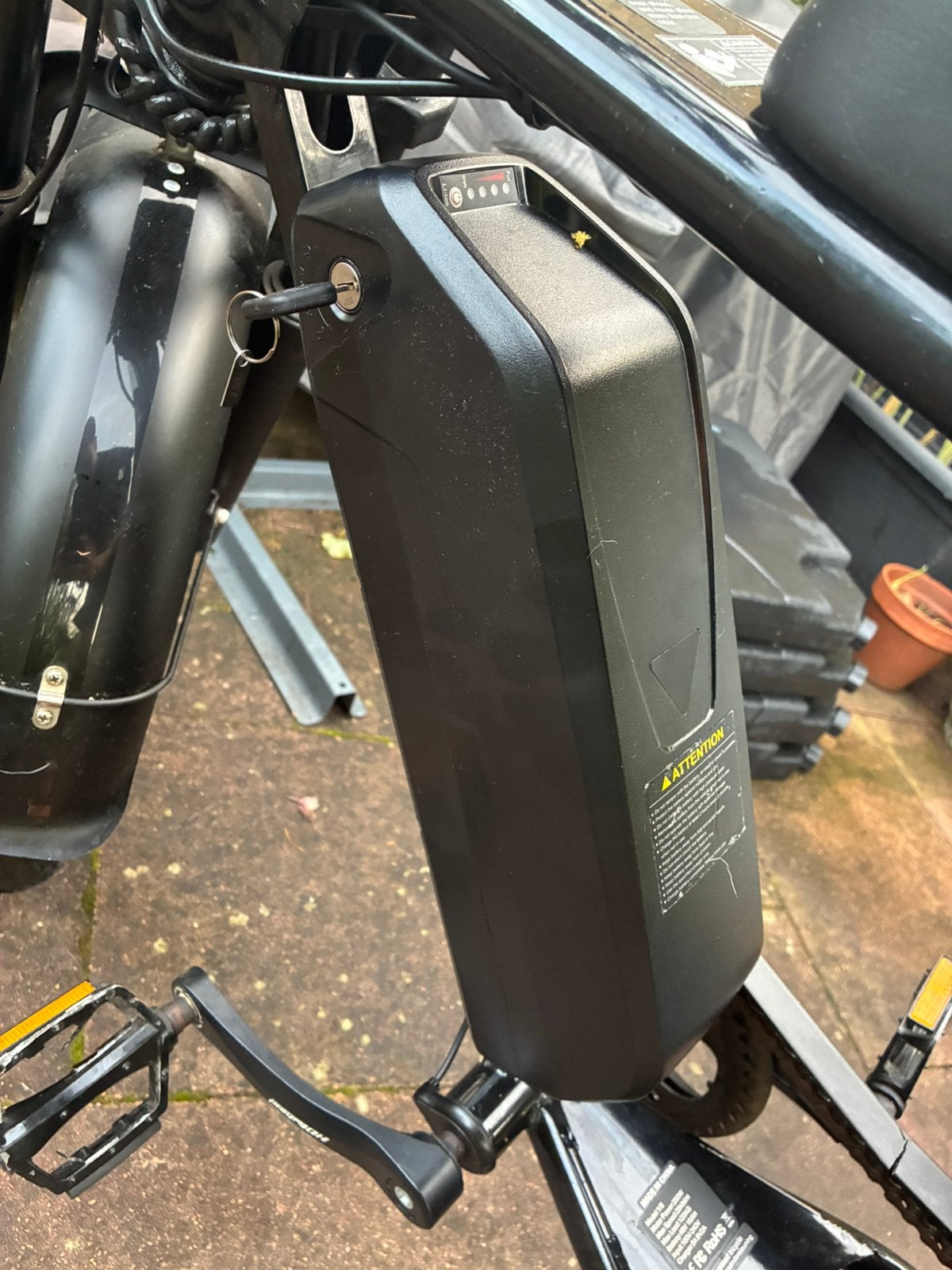 Foto 7 van Gebruikte OUXI  V8 3.0 Fatbike - Zwart - Hydraulische Remmen
