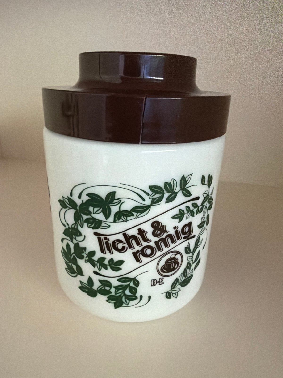 Vintage Douwe Egberts 'Licht & Romig' koffiepot, Antiek en Kunst, Ophalen of Verzenden