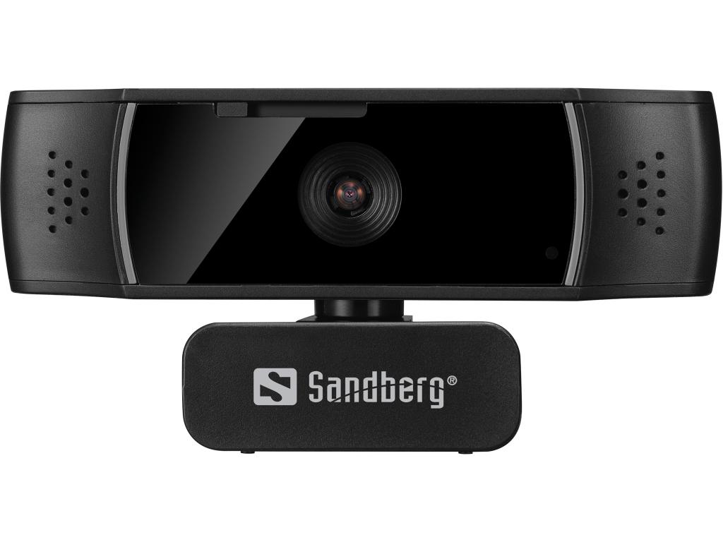 USB Webcam Autofocus DualMic, MacOS, https://sandberg.world/nl-nl/product/usb-webcam-autofocus-dualmic, Verzenden, Nieuw