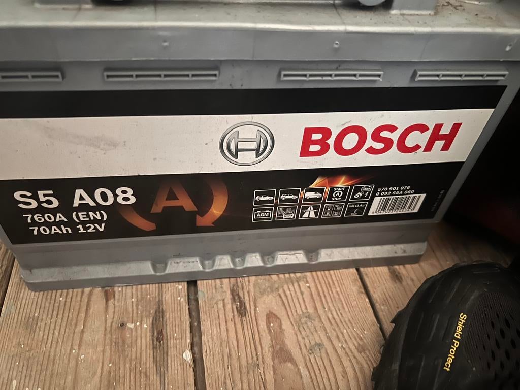 Bosch accu bijna nieuw., Ophalen, Gebruikt, Mini