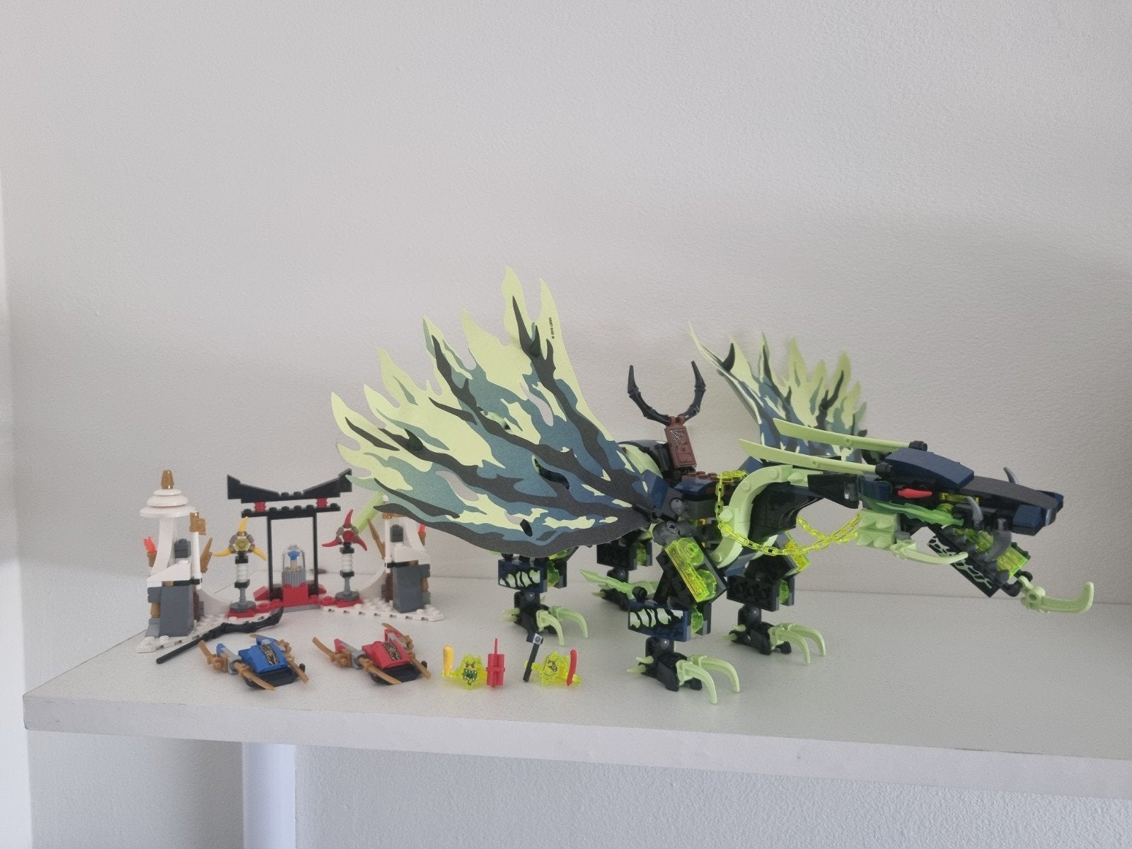 Lego ninjago attack of the morro dragon 70736, Kinderen en Baby's, Speelgoed | Duplo en Lego, Lego, Ophalen of Verzenden, Zo goed als nieuw