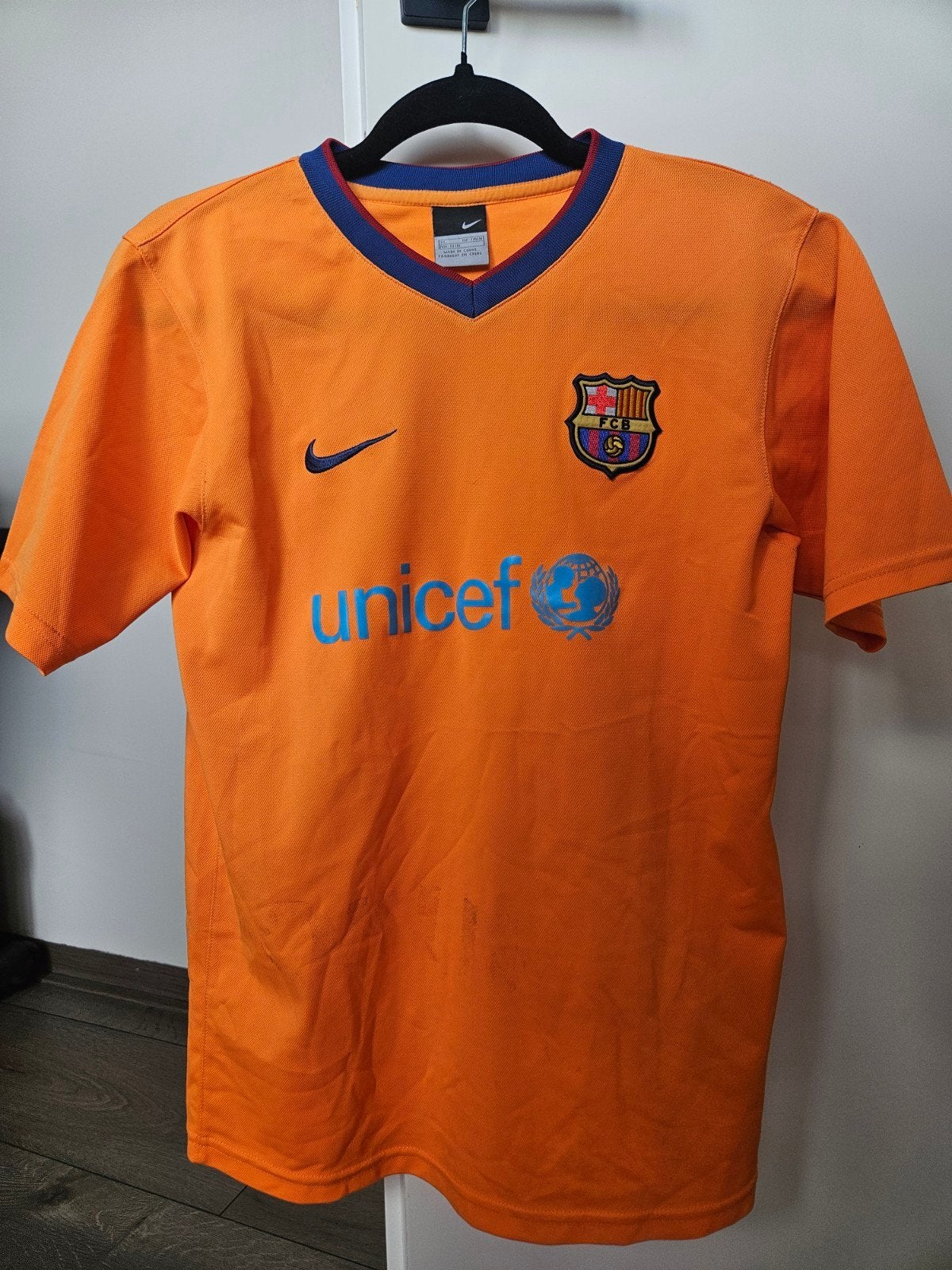 FC Barcelona 2006 uitshirt maat YXL, Ophalen of Verzenden, Shirt