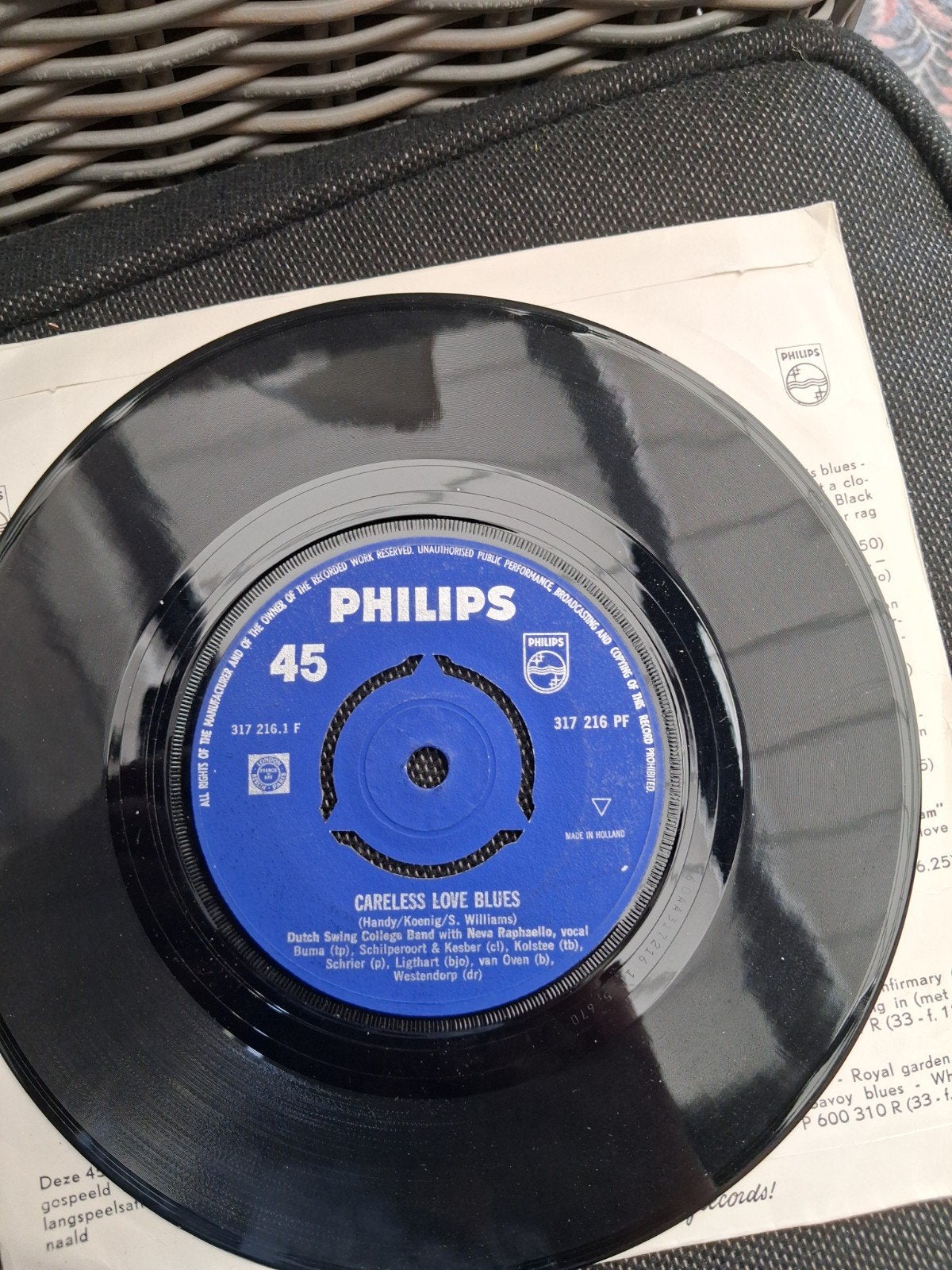 Dutch Swing College Band - Careless Love Blues (Single), Gebruikt, 7 inch, Single, Ophalen of Verzenden