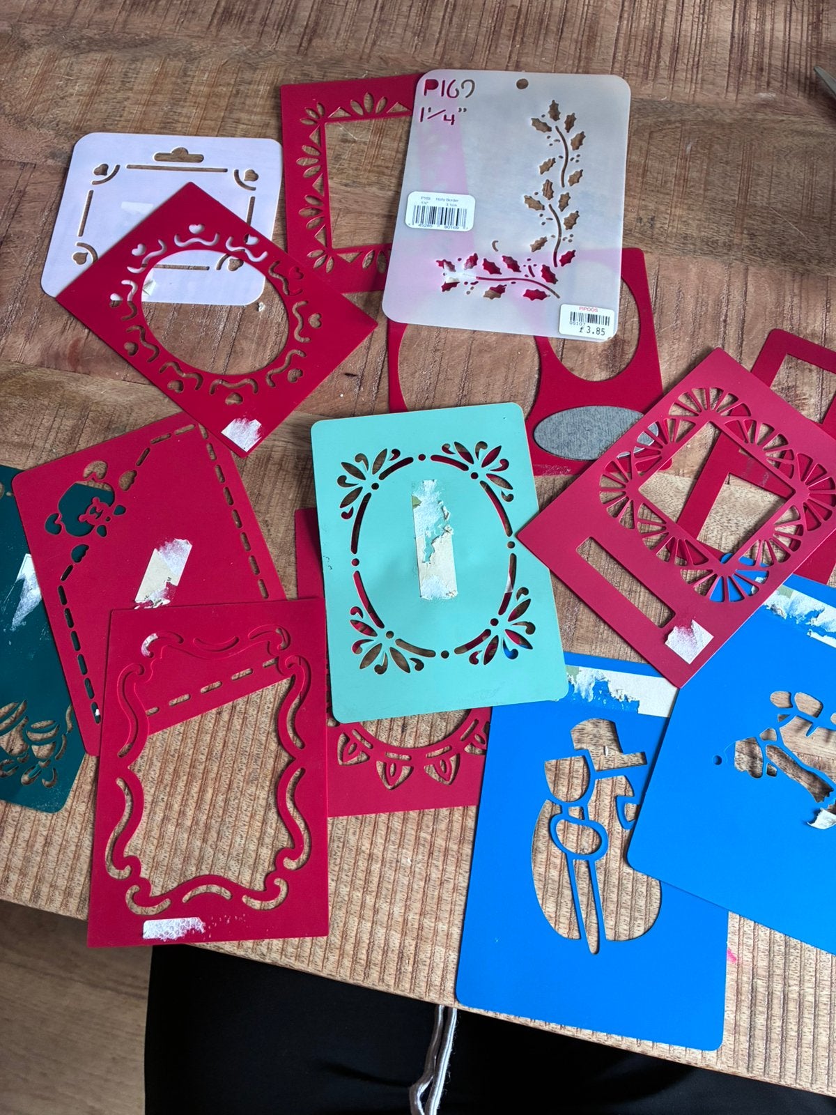 14 sjablonen, Hobby en Vrije tijd, Scrapbooking, Ophalen of Verzenden, Zo goed als nieuw