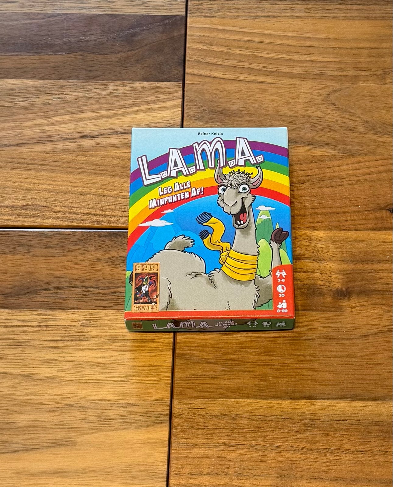 L.A.M.A. kaartspel - Leuk voor het hele gezin!, Hobby en Vrije tijd, Een of twee spelers, Ophalen of Verzenden, Zo goed als nieuw