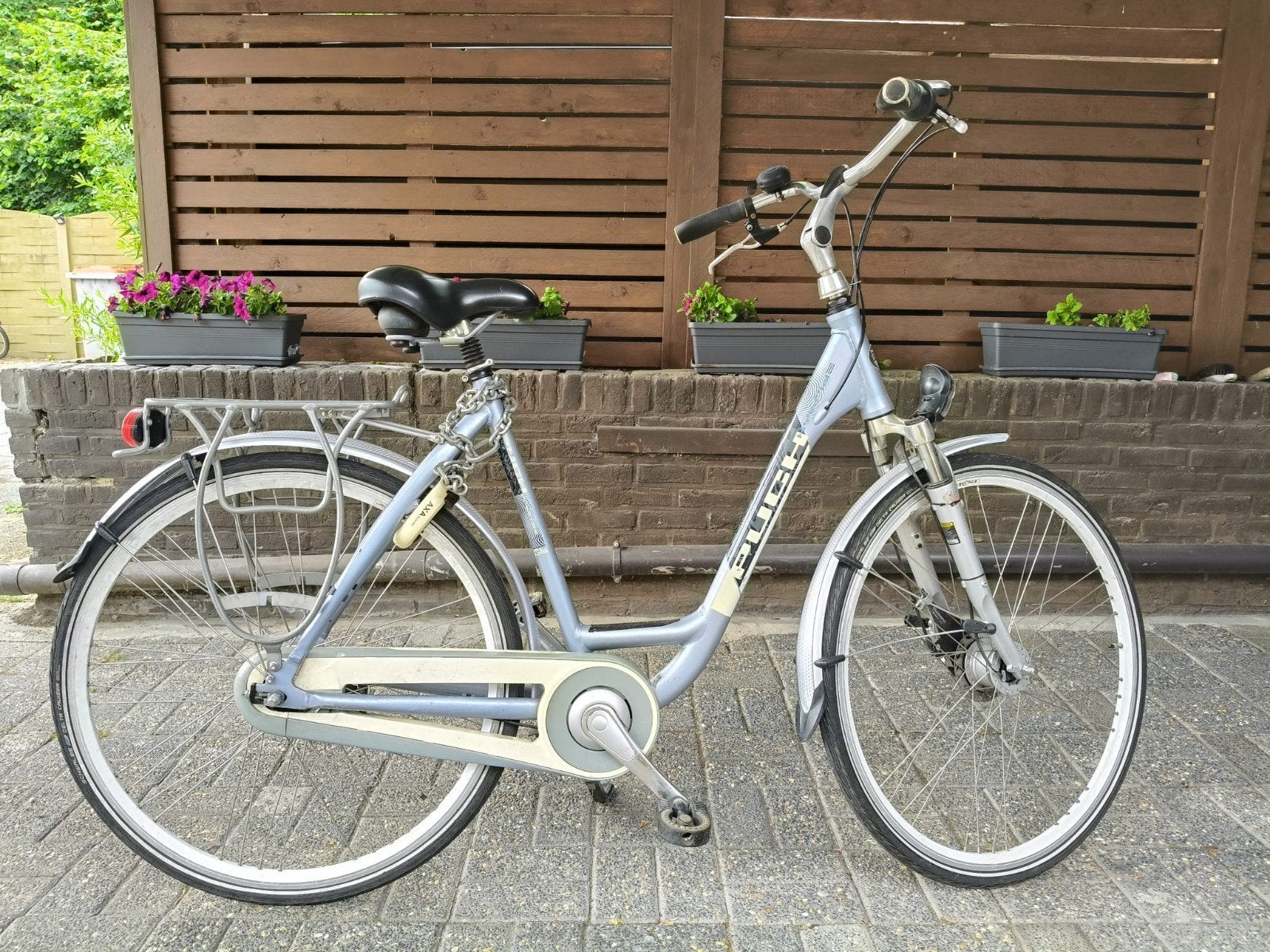 Puch damesfiets, Fietsen en Brommers, Elektrische fietsen, 55 tot 59 cm, Ophalen, Gebruikt, Overige merken