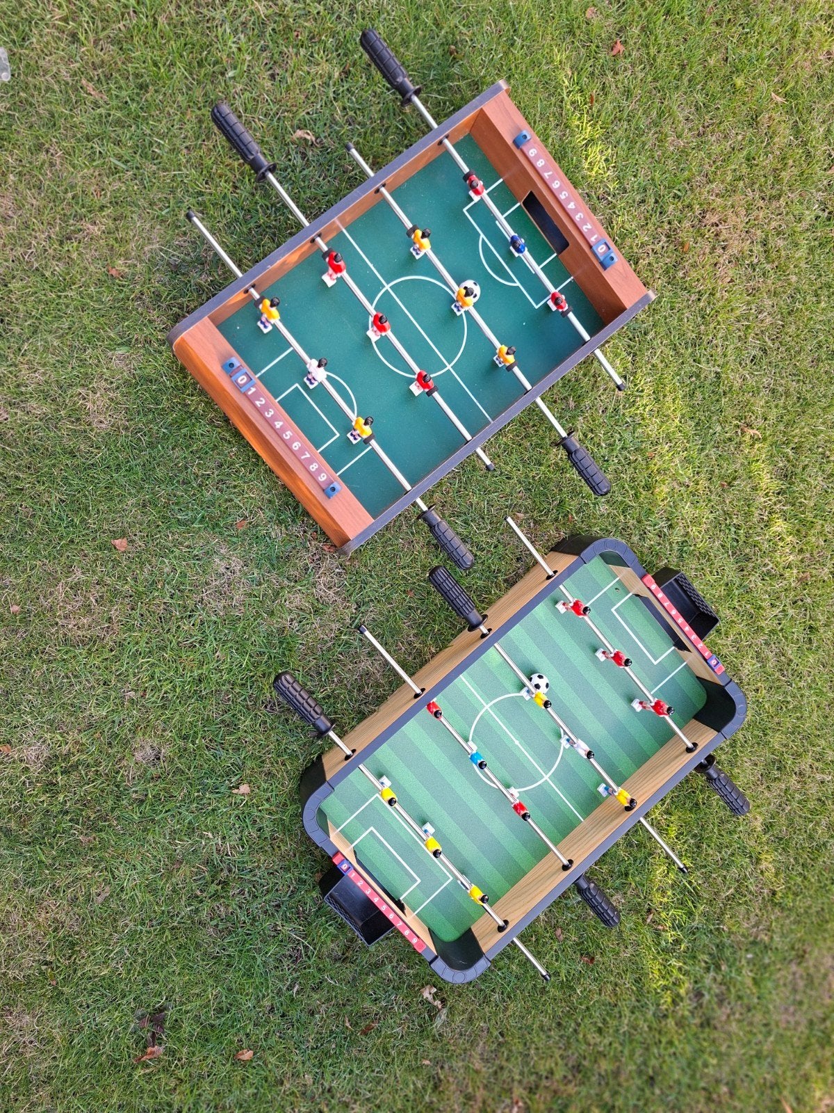 2 mini Tafelvoetbalspellen - Compact en Draagbaar, Ophalen, Gebruikt