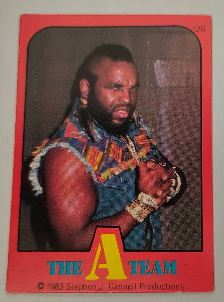 The A-Team Monty Gum 1983 no.129, Verzamelen, Ophalen of Verzenden, Zo goed als nieuw, Foto of Kaart