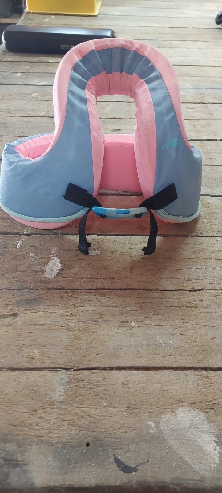 Nabaiji zwemvest kind roze/blauw tot 25 kg verstelbaar, Gebruikt, Kind, Overige typen, Ophalen of Verzenden
