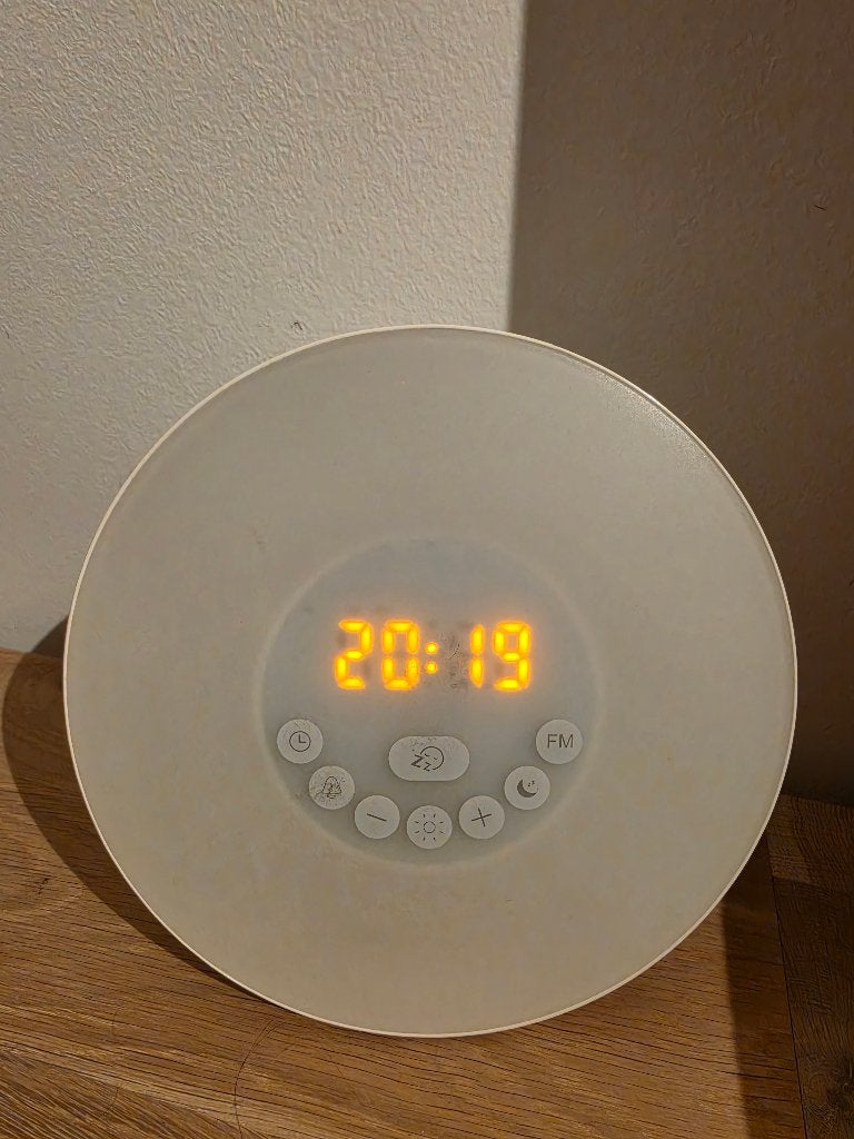 Wake-up Light, Witgoed en Apparatuur, Wekkers, Ophalen of Verzenden, Zo goed als nieuw, Digitaal
