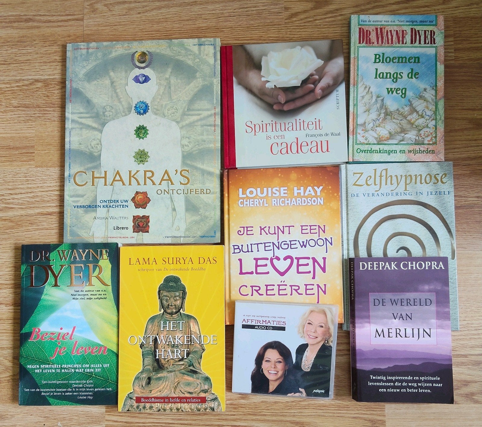 8 spirituele boeken + 1 CD, Boeken, Ophalen, Zo goed als nieuw, Meditatie of Yoga