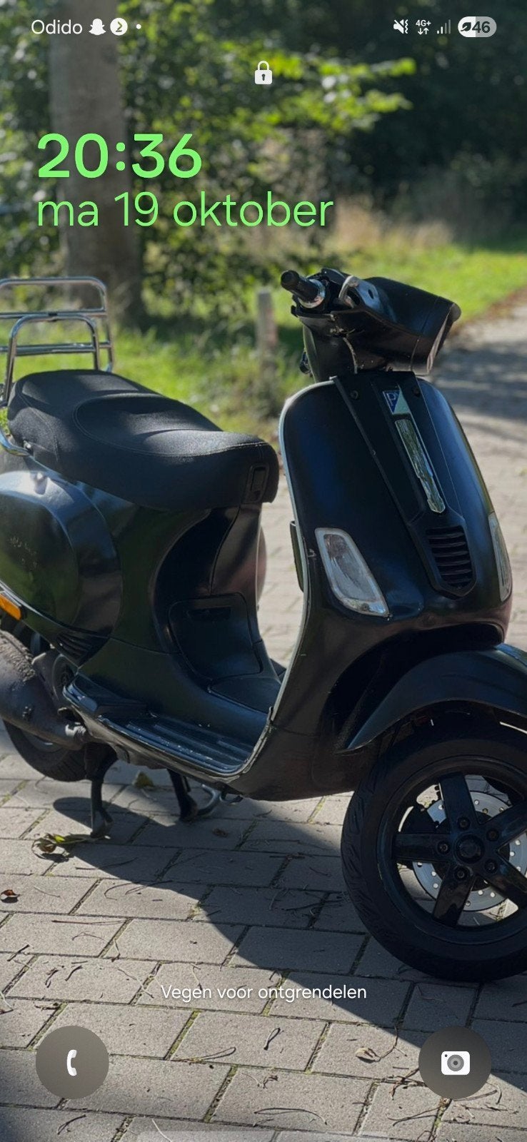 Vespa LX 25 km/u scooter - Zwart, Ophalen, Gebruikt, Vespa S, Benzine