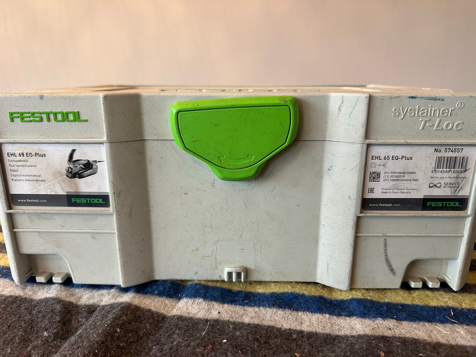 Festool EHL 65 EQ-Plus elektrische schaaf, Ophalen, Gebruikt