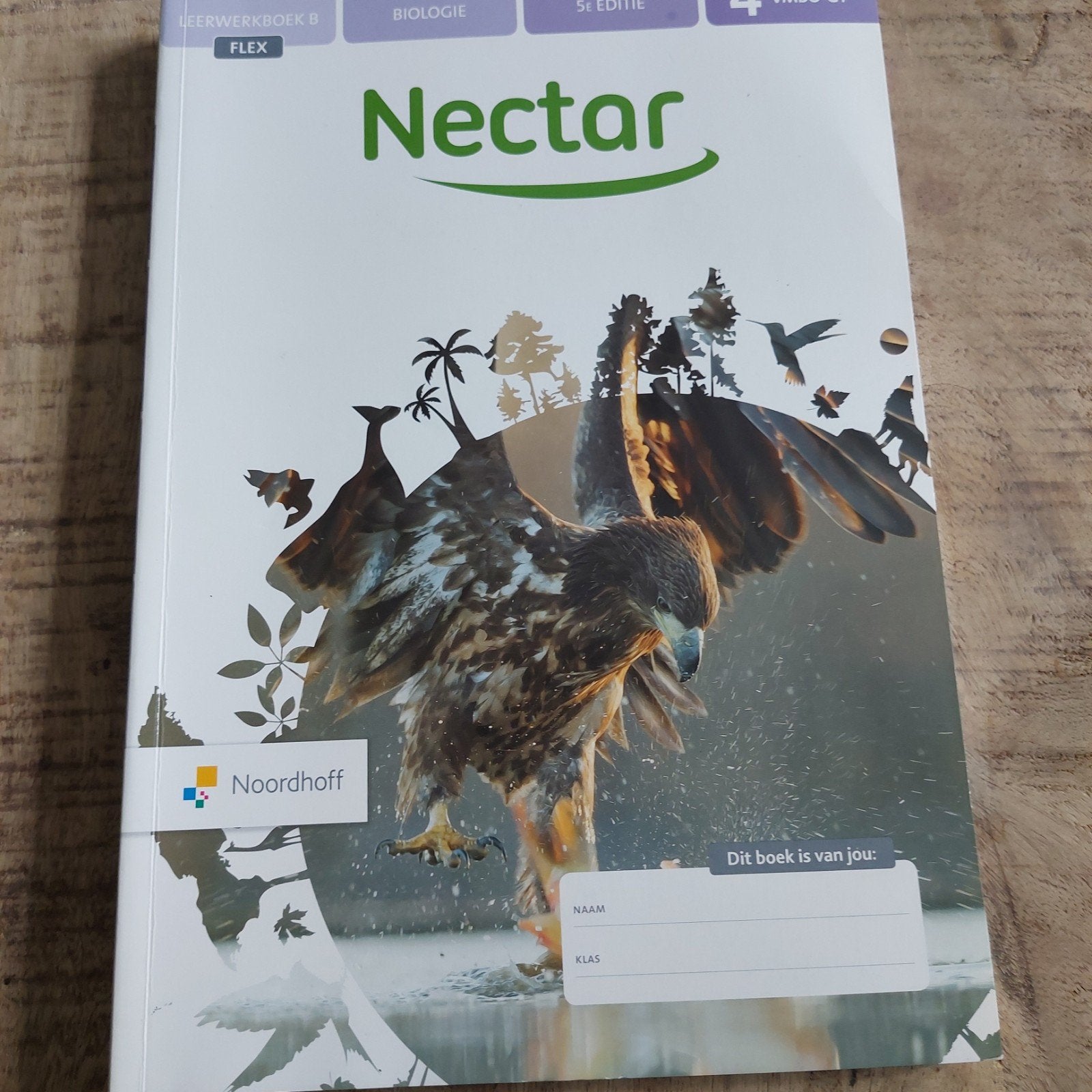 Nectar 5e vmbo-gt 4 FLEX leerwerkboek B, Ophalen of Verzenden, Zo goed als nieuw