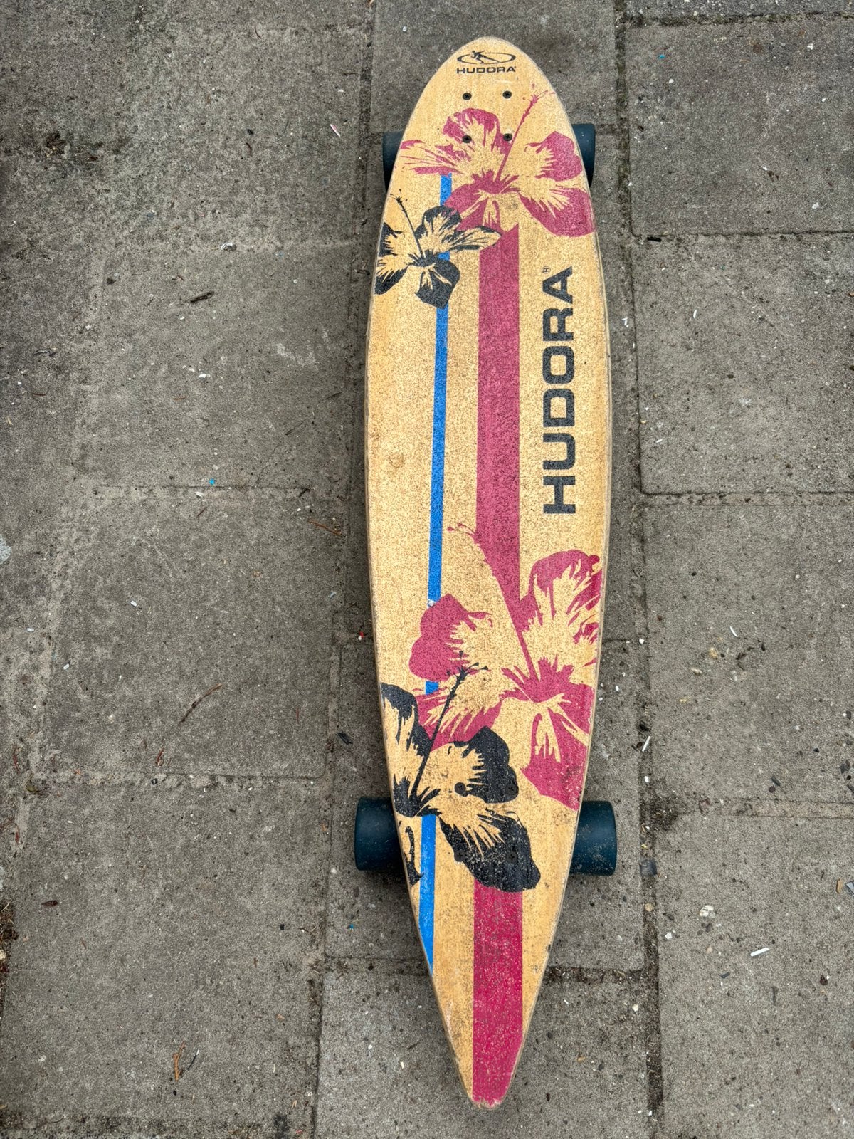 Skateboard merk hudora zeer netjes nu voor maar 25 euro, Ophalen of Verzenden, Zo goed als nieuw, Skateboard, Longboard