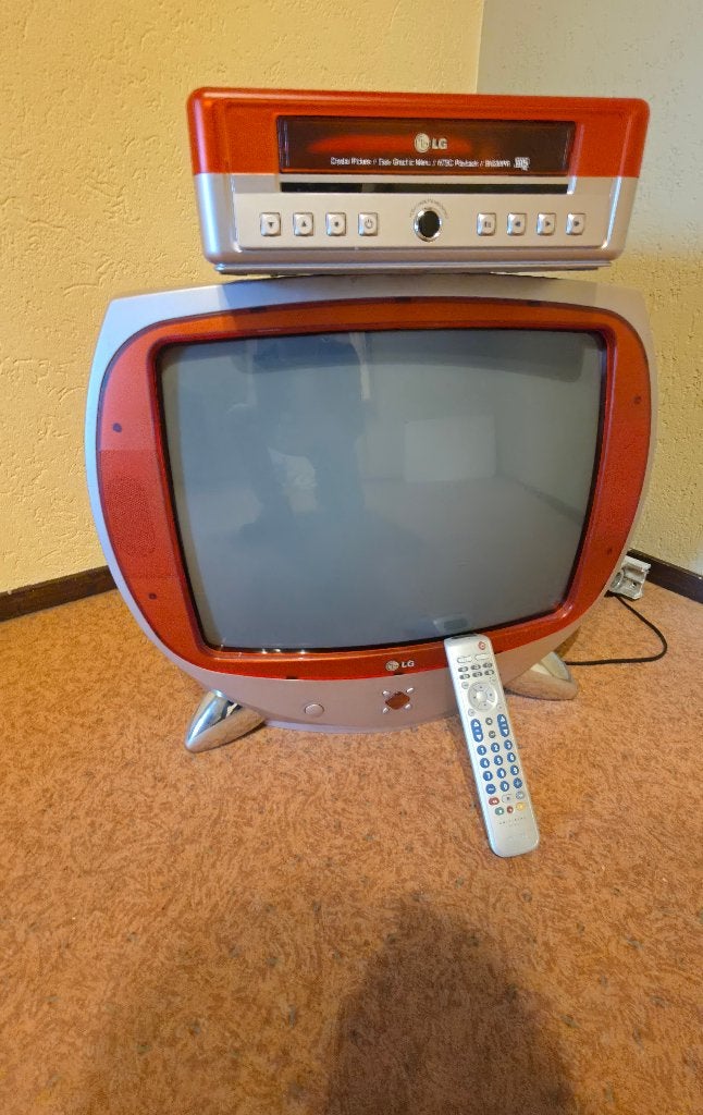 vintage LG tv met videorecorder, Ophalen, 50 Hz, Refurbished, Minder dan 40 cm