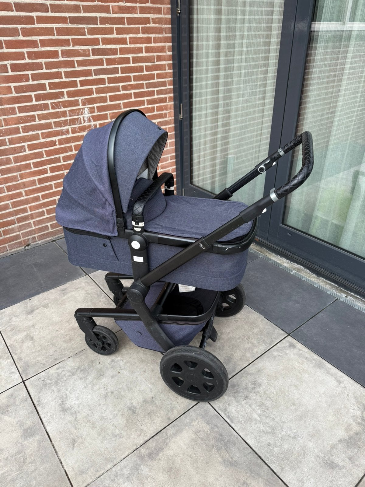 Joolz Day 3 Special Uptown Blue + veel accessoires, Gebruikt, Combiwagen, Verstelbare duwstang, Ophalen