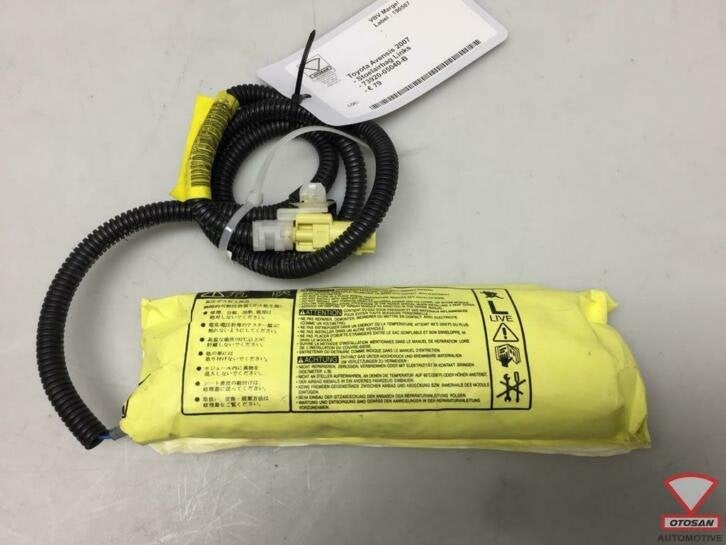 toyota avensis 2007 stoelairbag stoel airbag links 73920 050, Info@toyota.co.jp, Gebruikt, Toyota Motor Corporation, Toyota