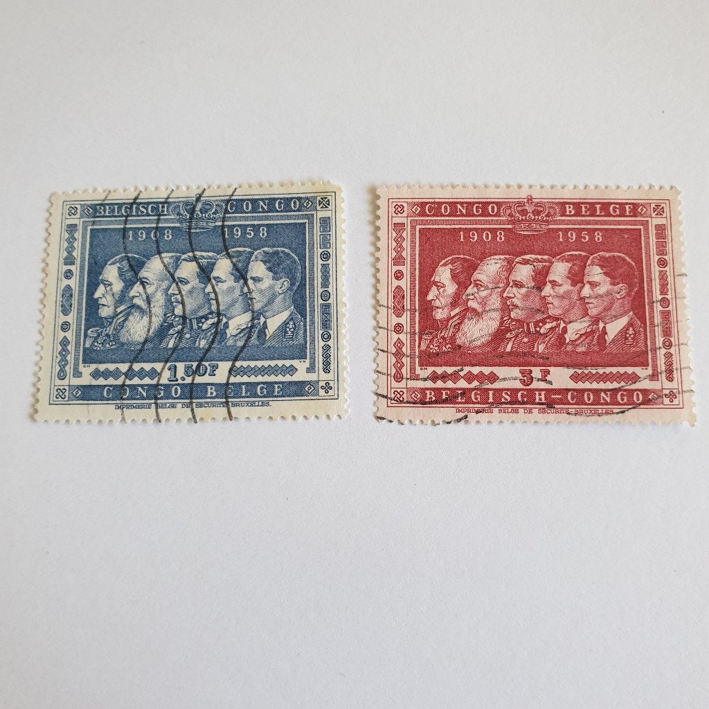 2513 belgisch congo 1958 50 jaar 1908-1958, Verzenden, Overige landen
