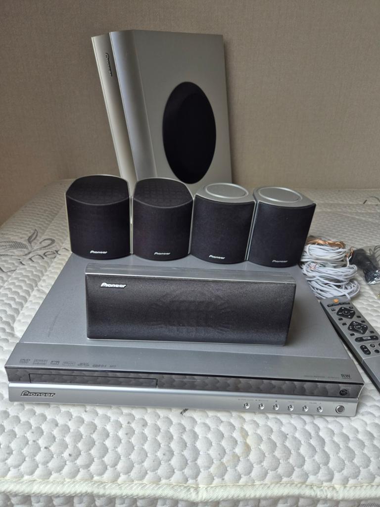 Pioneer XV-DV333 DVD/CD Receiver Home Cinema Set, Audio, Tv en Foto, 70 watt of meer, Ophalen of Verzenden, Zo goed als nieuw