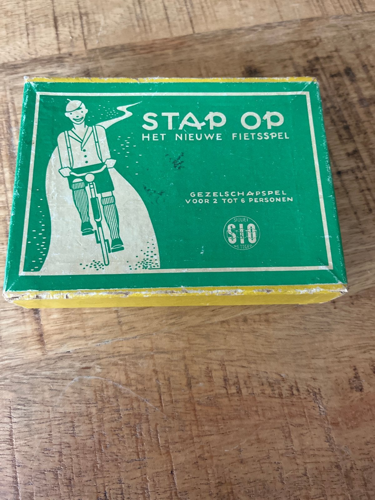 Stap Op: Het Nieuwe Fietsspel - Vintage Gezelschapsspel, Drie of vier spelers, Ophalen of Verzenden, Gebruikt