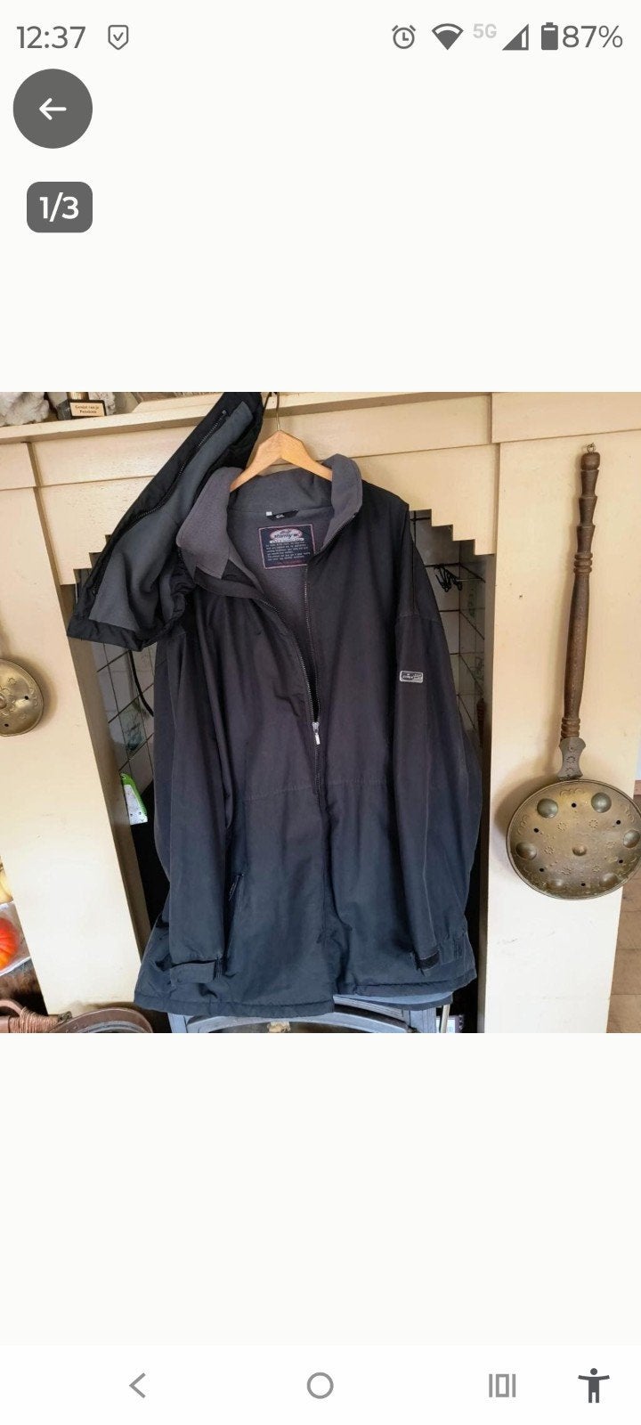 Heren jas - Maat 6XL, Kleding | Heren, Zwart, Ophalen of Verzenden, Stormy W., Jas of Mantel