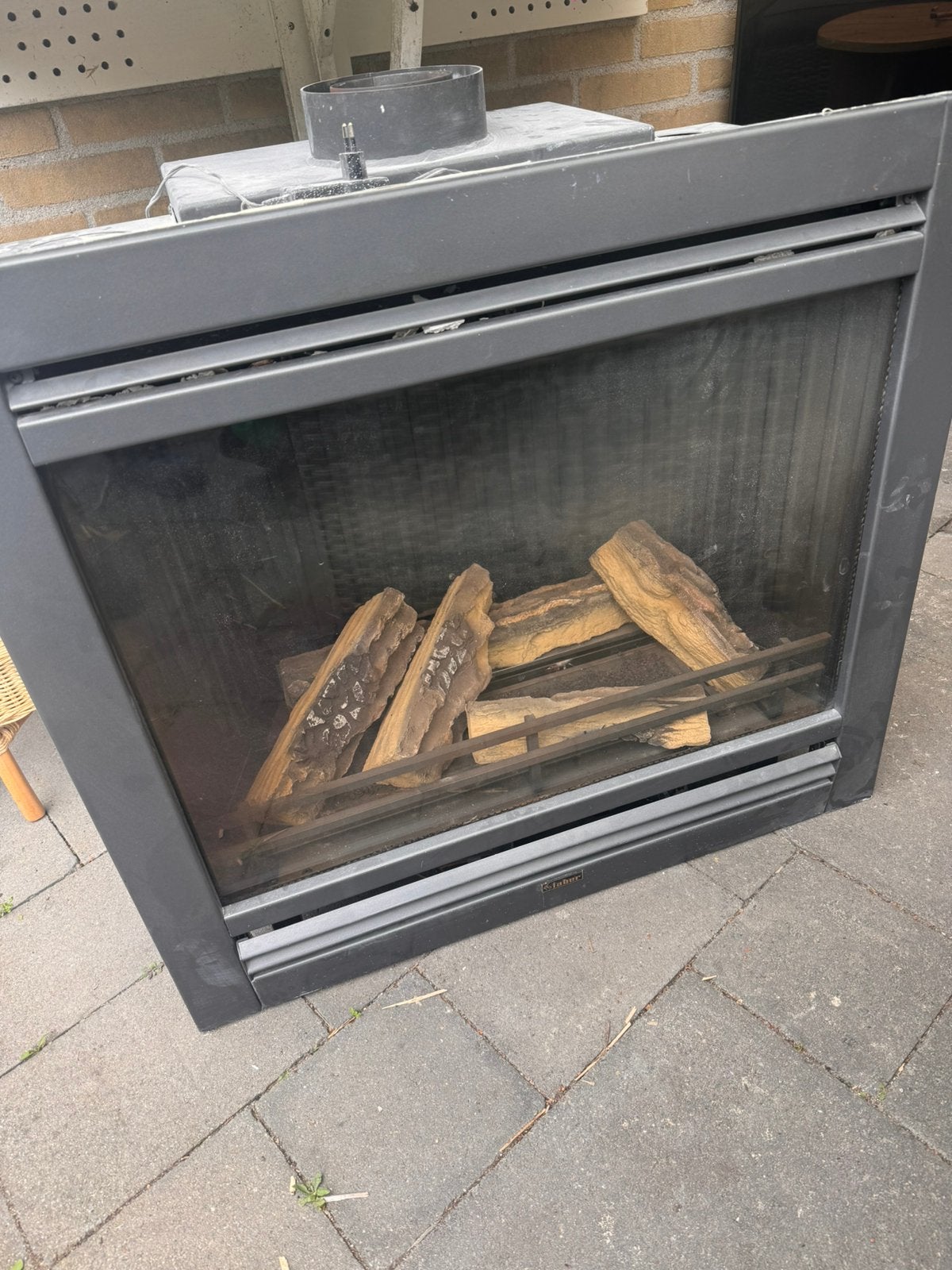 Electrische openhaard gratis ophalen, Huis en Inrichting, Haarden, Ophalen of Verzenden, Zo goed als nieuw, Vrijstaande haard