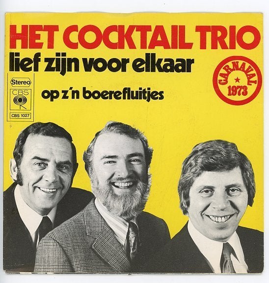 Single van het Cocktail Trio uit 1972 ***, Gebruikt, Verzenden, 7 inch, Levenslied of Smartlap