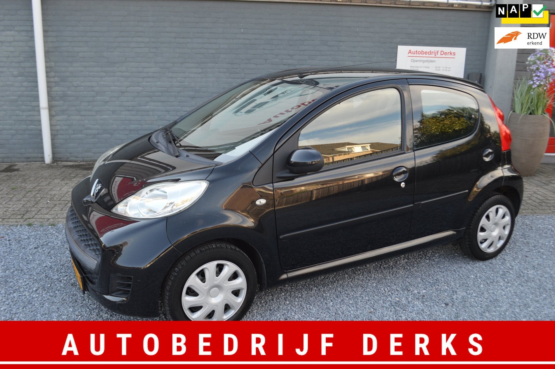 Peugeot 107 1.0-12V Sublime | Airco | 5Drs | Stuurbekrachtig, Auto's, Voorwielaandrijving, Stof, Gebruikt, 4 stoelen