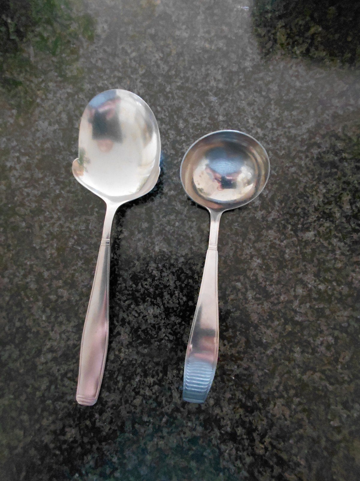 Gero Zilmeta Bestekset - Opscheplepel en Saus/Juslepel, Antiek en Kunst, Ophalen of Verzenden