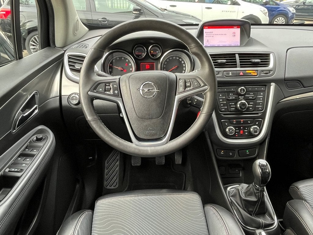 Opel Mokka 1.4 T 140PK Navi,Clima,Cruise,Isofix,Bluetooth,El, Auto's, Opel, Bi-Xenon koplampen, Gebruikt, 4 cilinders, Leder en Stof