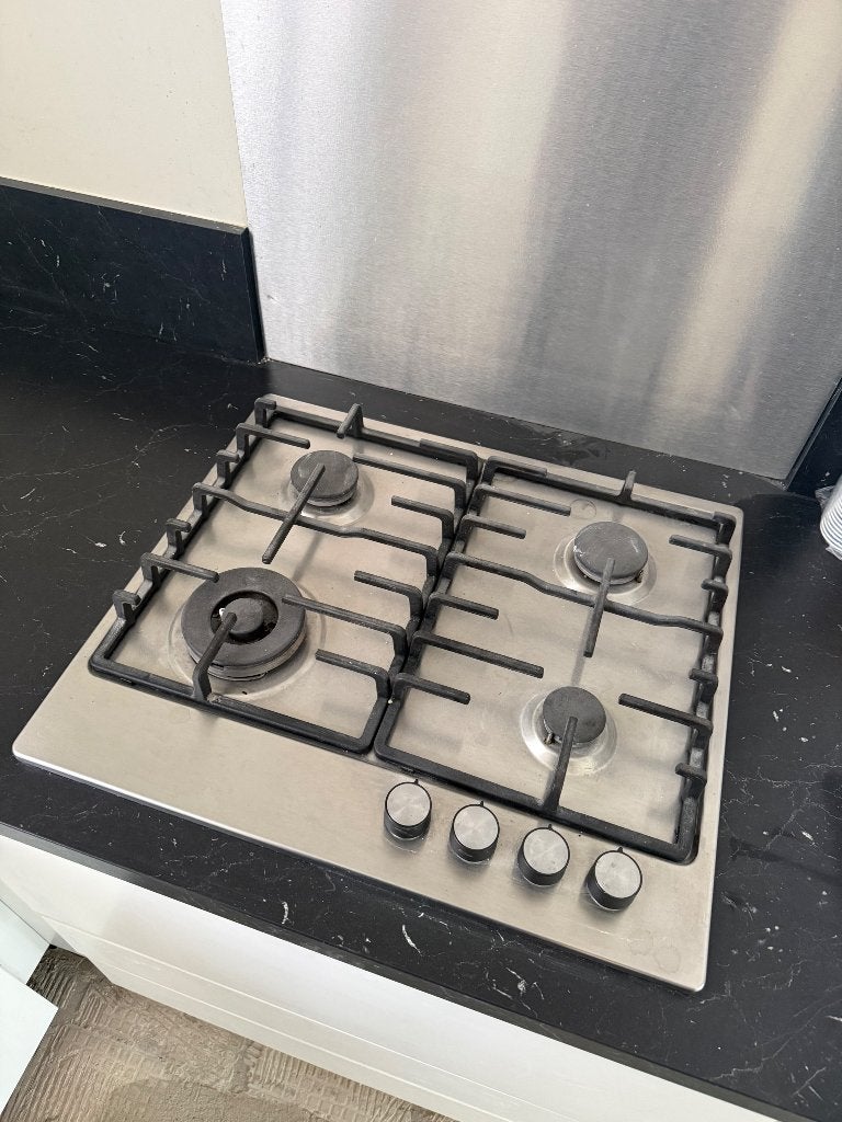 Gaskookplaat 4 pits, Ophalen, Gebruikt, 4 kookzones, Inbouw