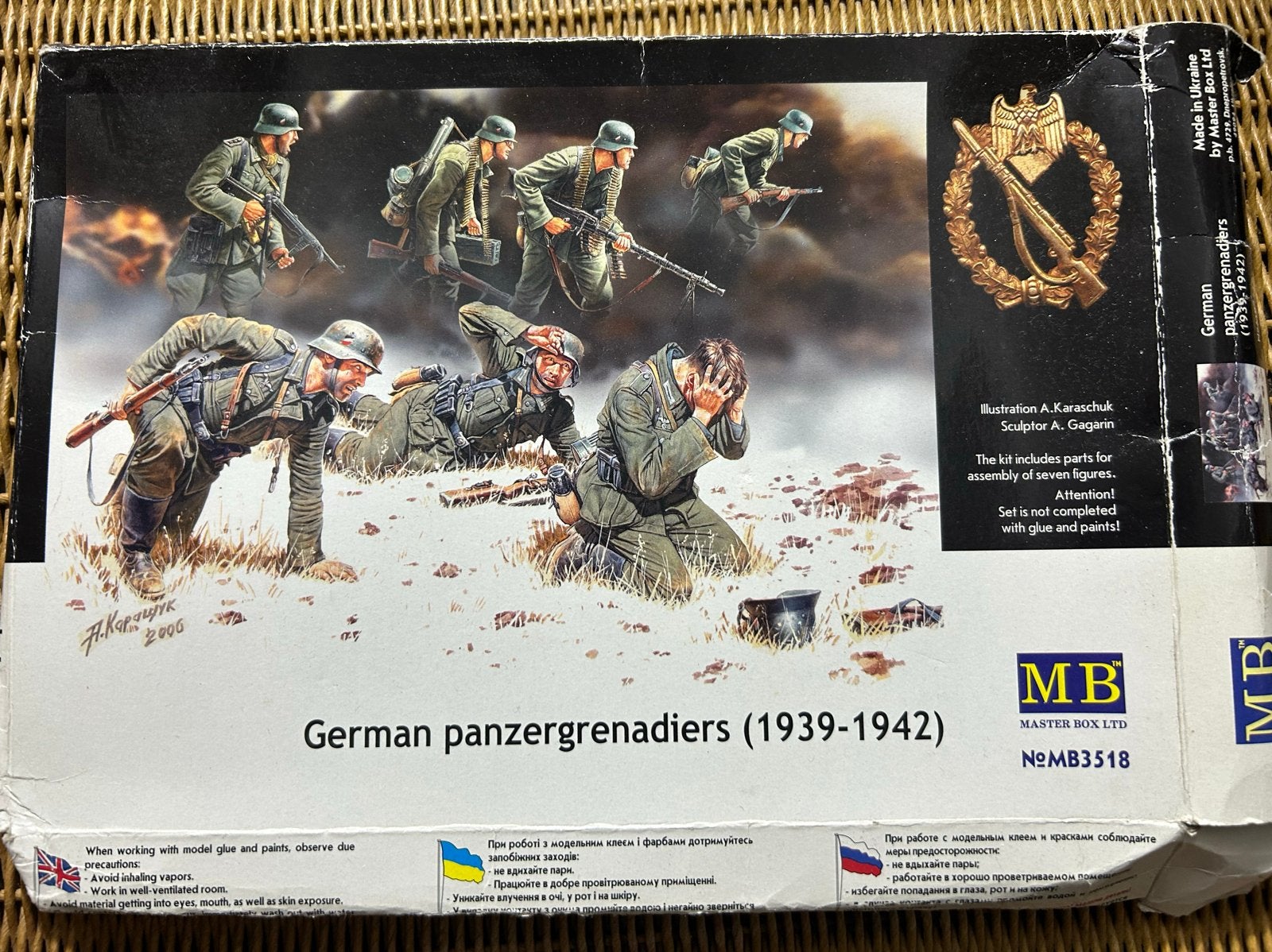 Master Box Duitse Panzergrenadiers (1939-1942), Hobby en Vrije tijd, Modelbouw | Figuren en Diorama's, Ophalen of Verzenden, Nieuw