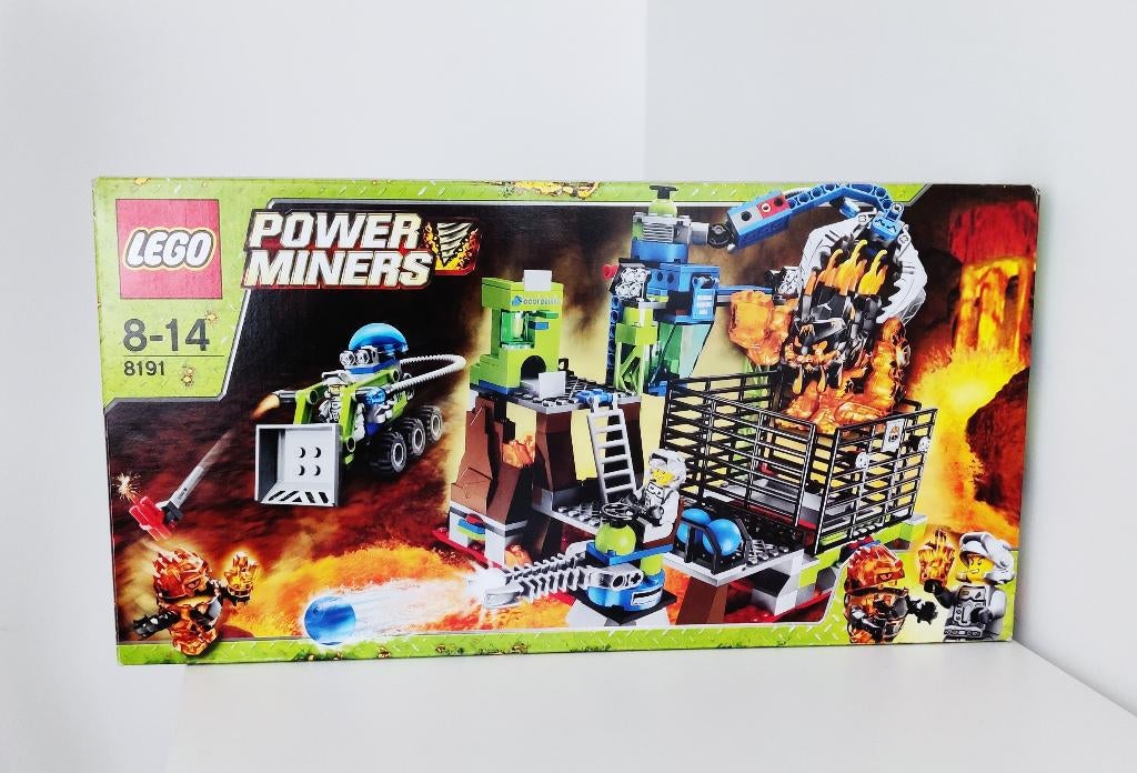LEGO System Underground Power Miners nr. 8191 Lavatraz, Overige thema's, Lego, Ophalen of Verzenden, Zo goed als nieuw
