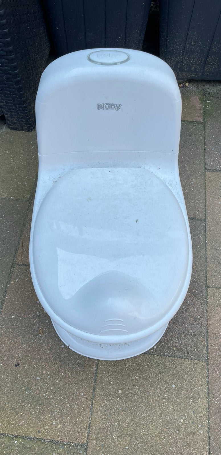Nuby toddler toilet with flush sound, Ophalen, Gebruikt, Hout