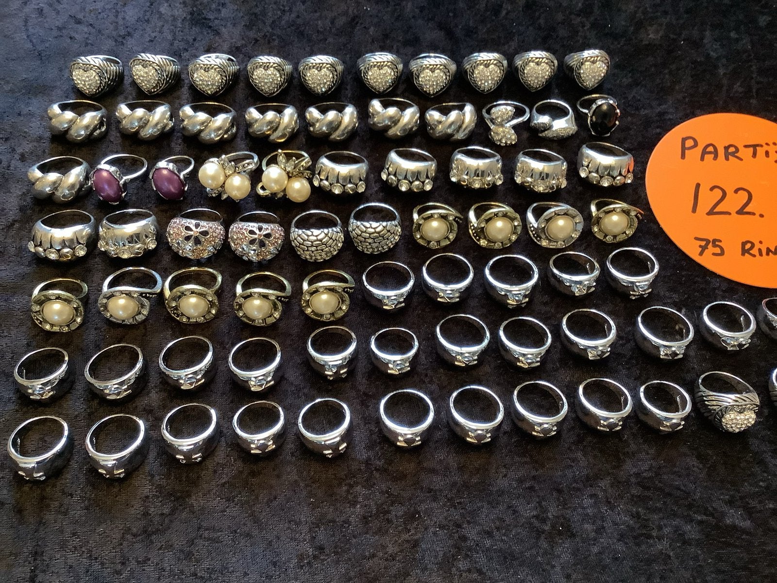 partij hele mooie ringen. (Partij 122) aanbieding !!!!!!!!, Ophalen of Verzenden, Nieuw