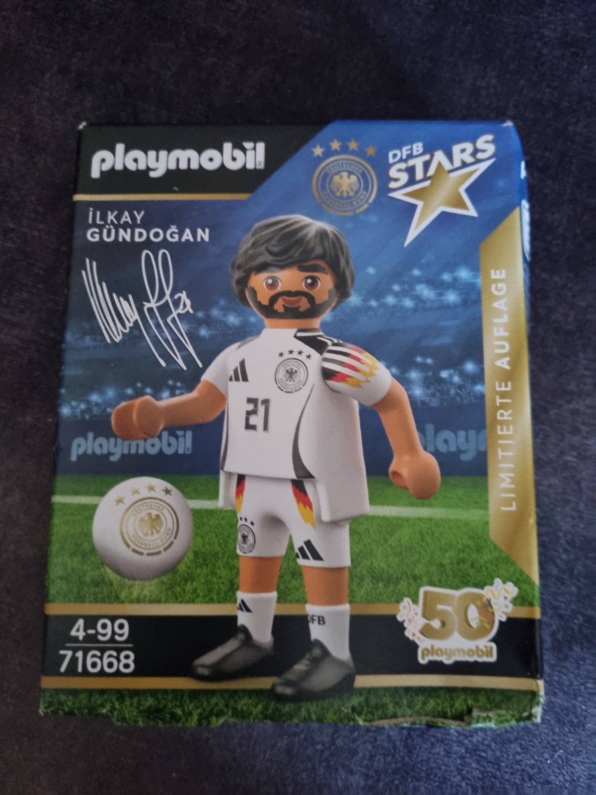 Playmobiel voetbal poppetje Ilkay Gündogan, Ophalen of Verzenden, Nieuw, Buitenlandse clubs, Beeldje of Poppetje