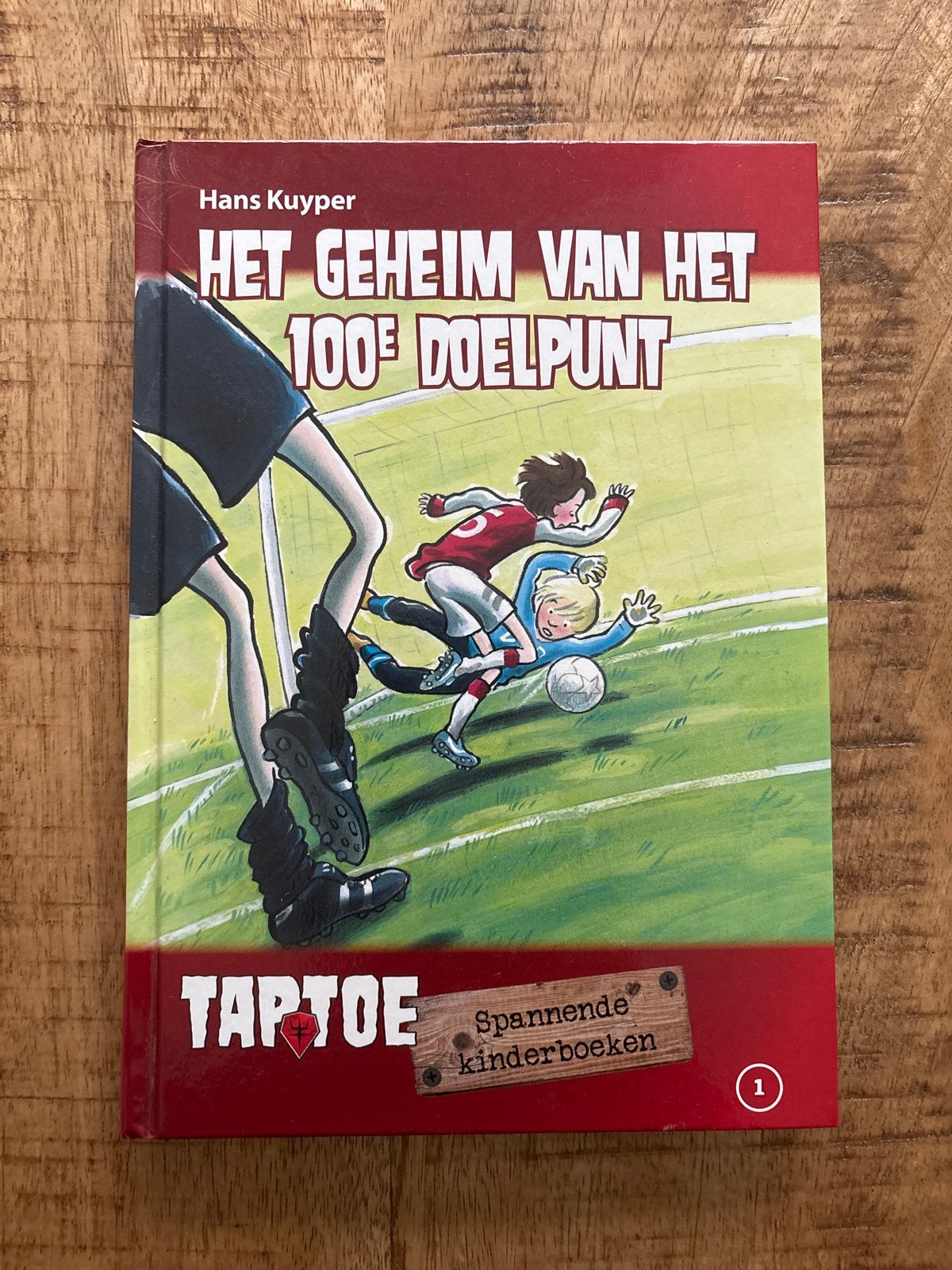 Taptoe: Het Geheim van het 100e Doelpunt - Hans Kuyper, Ophalen of Verzenden, Zo goed als nieuw, Fictie algemeen