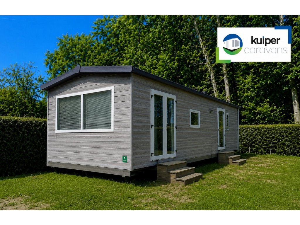 Chalet te koop op Camping Zonneheuvel in Oudemirdum, FR, Caravans en Kamperen, Stacaravans