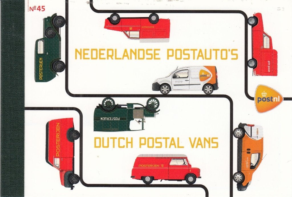 Nederland- 2013- Prestigeboekje 45- Nederlandse Postauto's, Verzenden, Na 1940, Postfris