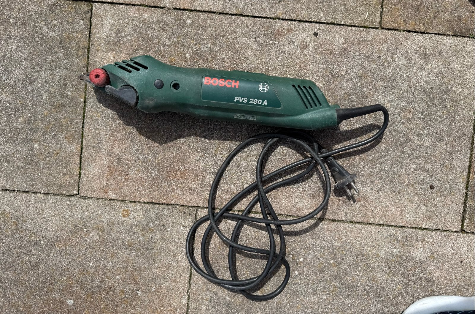 Bosch PVS 280 A Bandschuurmachine, Ophalen of Verzenden, Gebruikt, Minder dan 600 watt, Bandschuurmachine