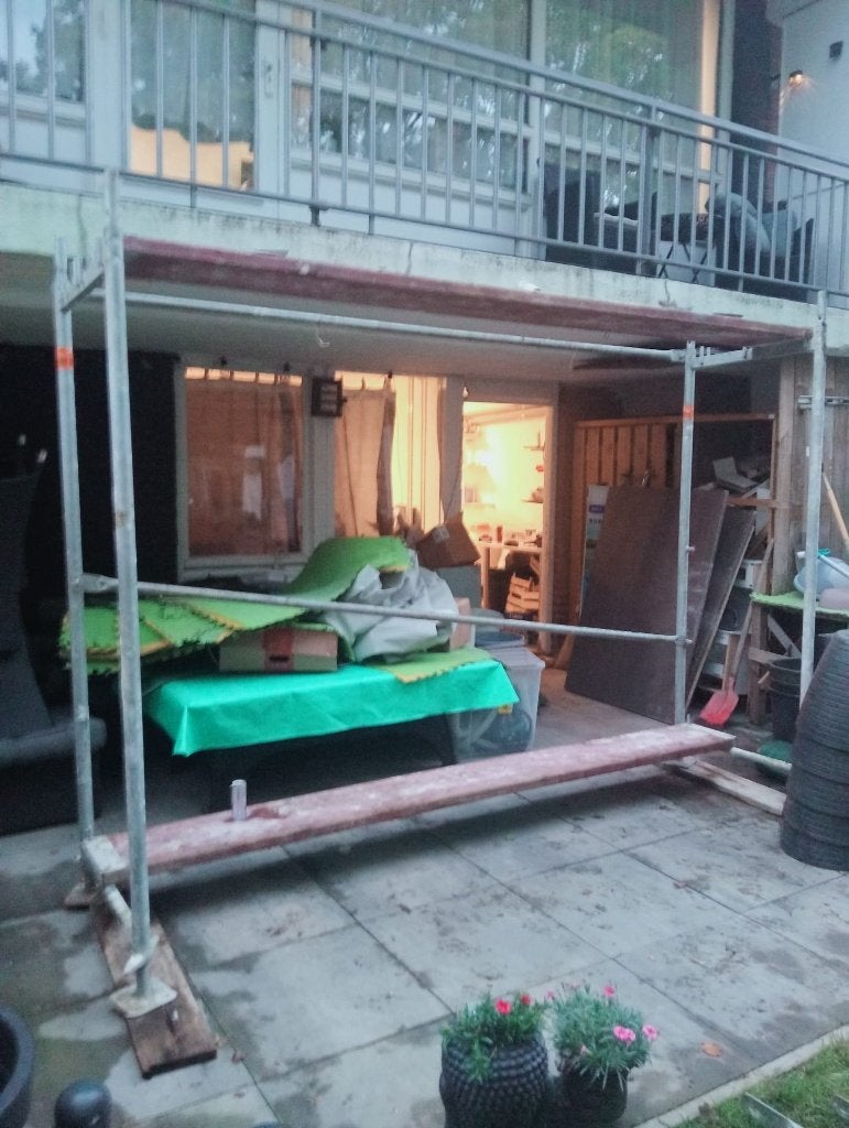 GevelSteiger voor diverse klussen, Ophalen, Gebruikt, Gevelsteiger, 2 tot 5 meter