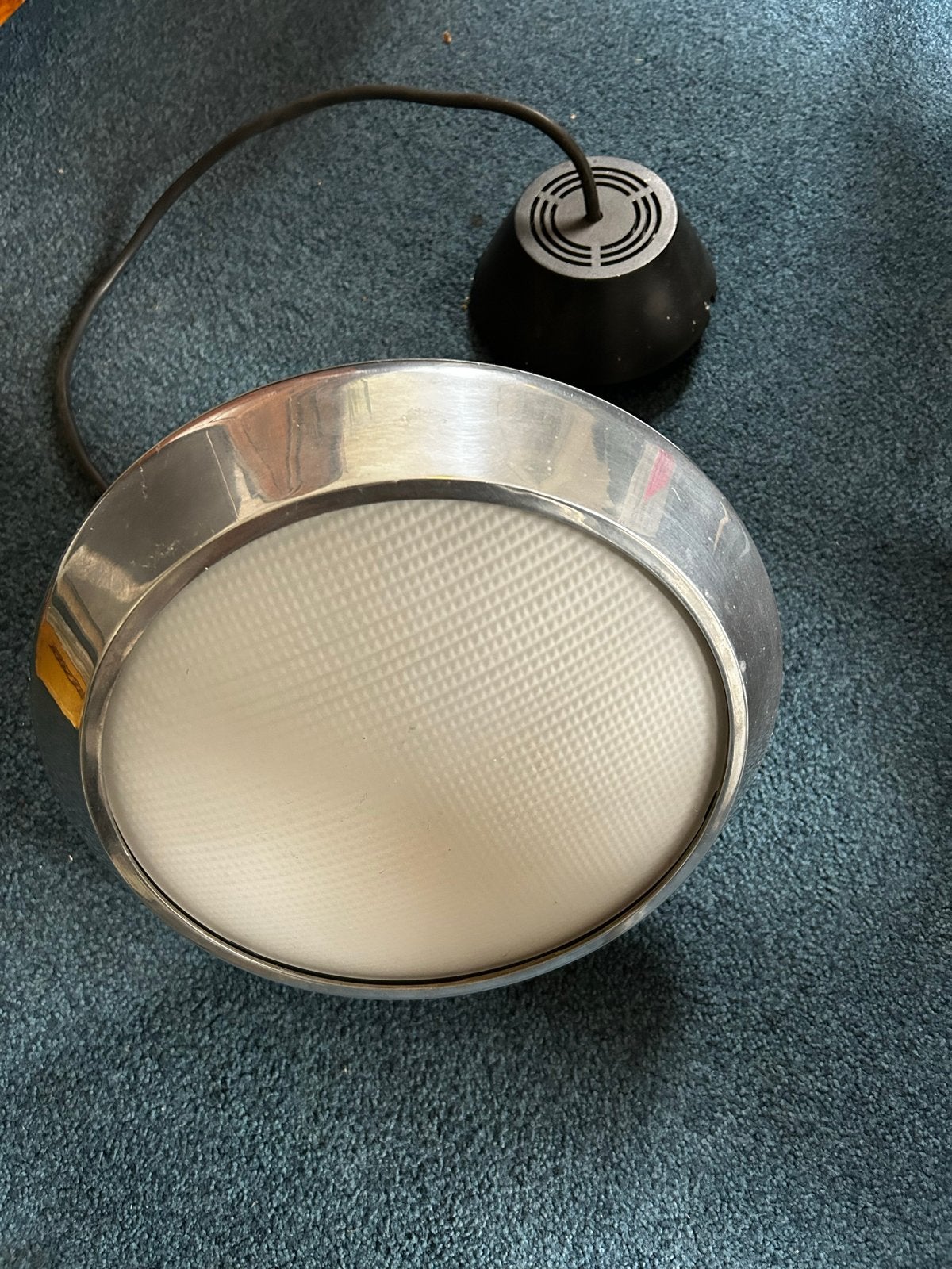 Postmoderne Ursa Minor Hanglamp Vico Magistretti Alu, Ophalen of Verzenden, Gebruikt, Metaal, Overige fittingen